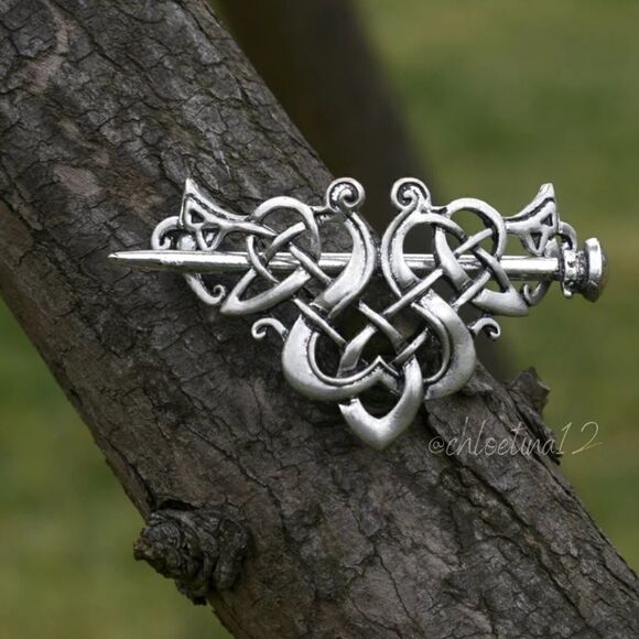 NewâCeltic HairâPinsâSetâofâTwo - Picture 5 of 9